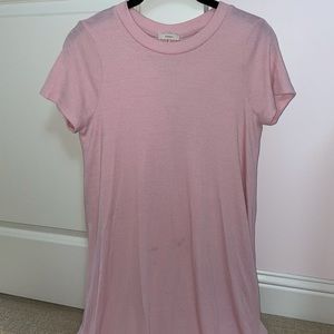 Soprano size 16 XL girls t-shirt dress pink ribbed